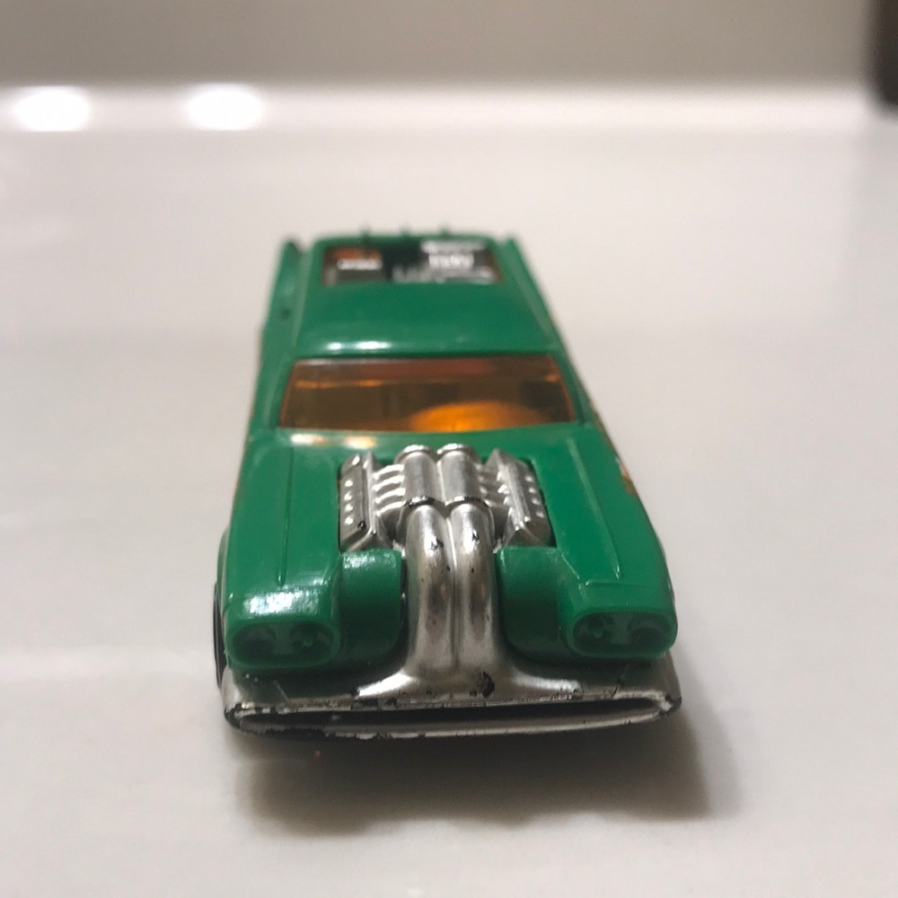 Vintage hot wheels demolition Derby jackhammer Green car Hot The jackhammer